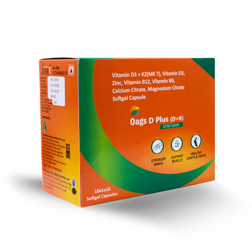 Oags Vitamin D Plus Softgel Capsules