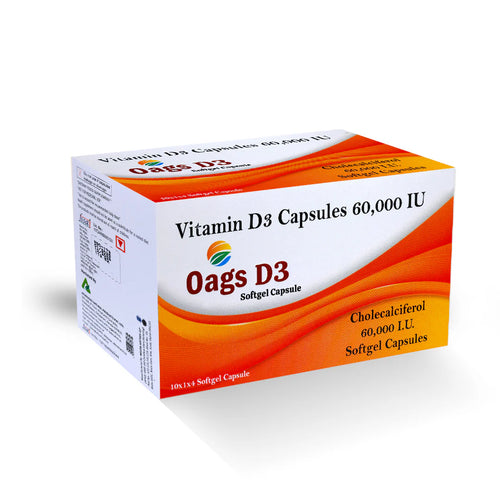 Oags Vitamin – D3 Softgel Capsules