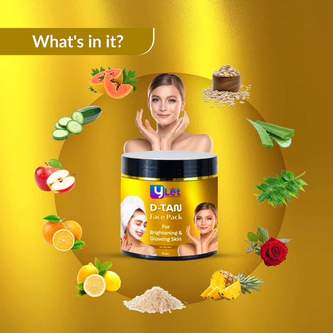 Y-Let D-Tan Face Pack
