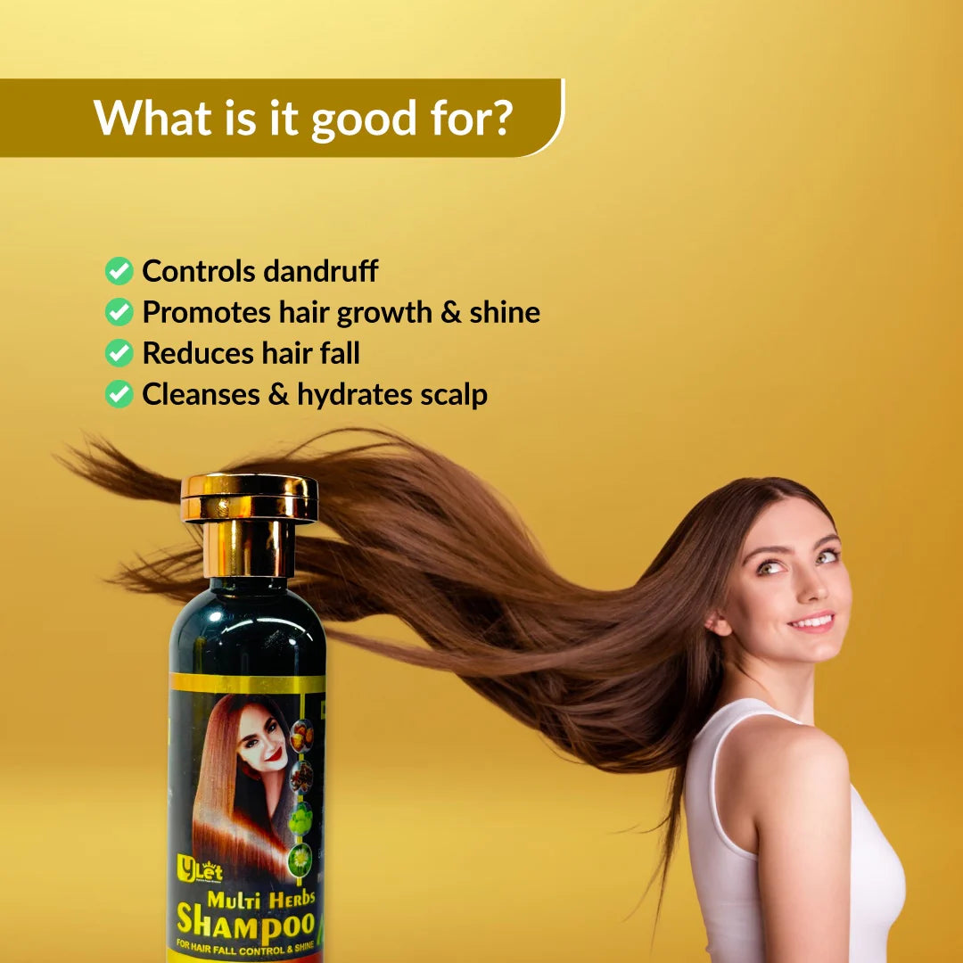 Ylet Multi Herb Organic Anti-Dandruff Shampoo – 100ml