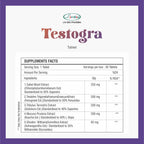 Testogra: Premium Testosterone & Vitality Booster for Men(Pack of 30)